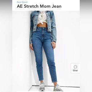American Eagle (AE) Mom Jeans -stretch women’s size 12